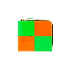 Кошелек Comme des Garçons Fluo Square, Оранжевый/Зеленый