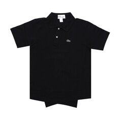 Рубашка-поло с короткими рукавами Comme des Garçons SHIRT x Lacoste, цвет Черный