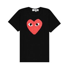 Футболка Comme des Garçons PLAY Черная