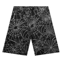 Короткие брюки Neighborhood Spiderweb, черные