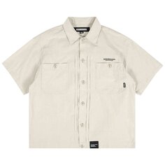 Рубашка Neighborhood Chambray Type-2, бежевая