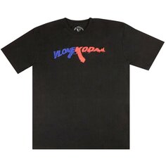 Черная футболка с короткими рукавами Vlone x Kodak Черная