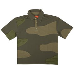 Рубашка-поло с короткими рукавами Who Decides War, оливково-зеленый