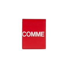 Большой кошелек с логотипом Comme des Garçons, красный