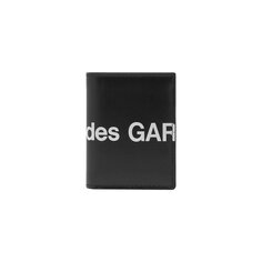 Сумка для карт с огромным логотипом Comme des Garçons, цвет черный
