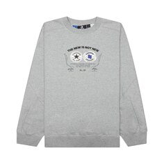 Толстовка с круглым вырезом Converse x Ader Error Shapes Vintage Grey Heather