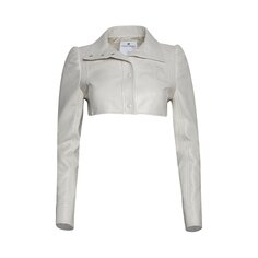 Легендарная укороченная куртка Courrèges Blanc Casse Courreges
