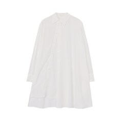 Асимметричная рубашка Yohji Yamamoto Белая