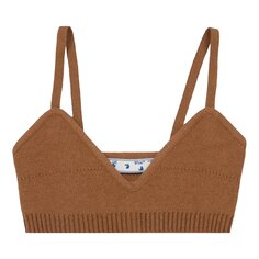 Off-White Twin Set Бюстгальтер Camel