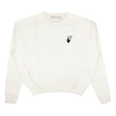 Off-White Bubble Arrow над круглым вырезом, цвет Белый