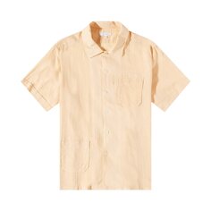 Рубашка из крепа Engineered Garments, цвет Коралл