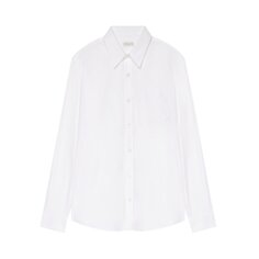 Рубашка из поплина Dries Van Noten, цвет Белый