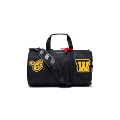 Спортивная сумка Off-White Hard Core с нашивками, Черный/Многоцветный