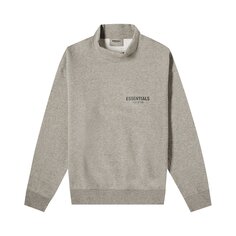 Пуловер Fear of God Essentials, без воротника, Heather Oatmeal