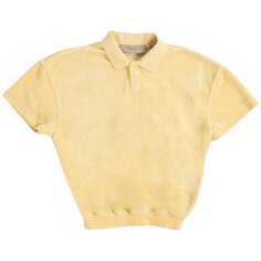 Детская рубашка-поло с короткими рукавами Fear of God Essentials, цвет Светлый тосканский