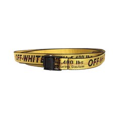 Off-White Мини-промышленный ремень Желтый/Черный