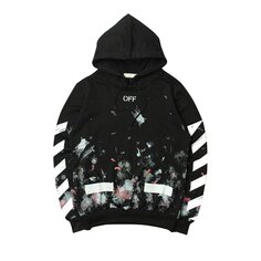 Толстовка Off-White Diag Galaxy Brushed Over, цвет Черный