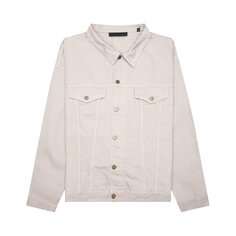 Джинсовая куртка Fear of God Essentials Silver Cloud