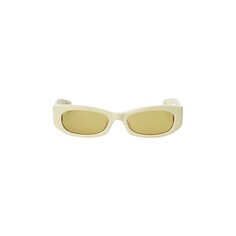 Солнцезащитные очки Flatlist Gemma, цвет слоновой кости/линзы дымчатой оливы