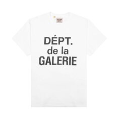 Отдел галереи Dept De La Galerie Классическая футболка Белая Gallery Dept.