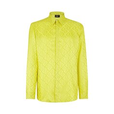 Рубашка Fendi Tonal FF All Over, цвет Acid Green