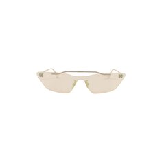 Солнцезащитные очки Off-White с металлической маской, Белые