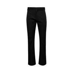 Узкие шерстяные брюки Off-White с эмблемой на молнии, цвет Черный/Черный