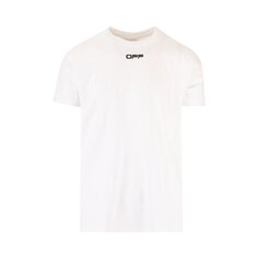 Off-White Узкая футболка Caravaggio Arrow с короткими рукавами, цвет Белый