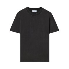 Off-White Узкая футболка с короткими рукавами Super Moon Arrow, Черный/Многоцветный