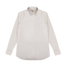 Рубашка на пуговицах с украшением от Givenchy, цвет Белый