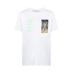 Off-White Узкая футболка Pascal Painting с короткими рукавами, цвет Белый