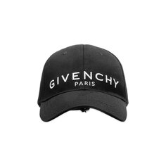 Кепка с вышитым логотипом Givenchy, черная