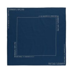 Темно-синий шарф с логотипом Givenchy Address