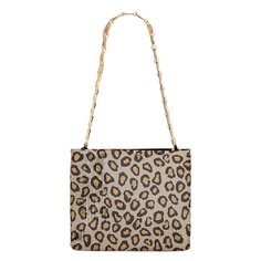 Paco Rabanne Алюминиевая сумка с пиксельным принтом Leopard Natural Movida