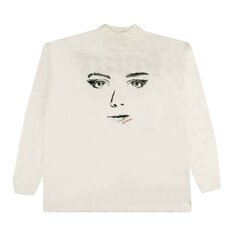 Off-White Женская футболка с имитацией взгляда Белый