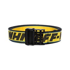 Промышленный ремень Off-White Tape Желтый/Черный