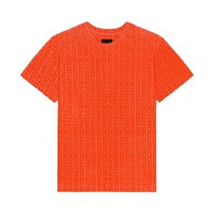 Футболка классического кроя Givenchy Ярко-оранжевый