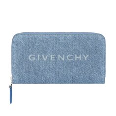 Кошелек Givenchy, джинсовый/средне-синий