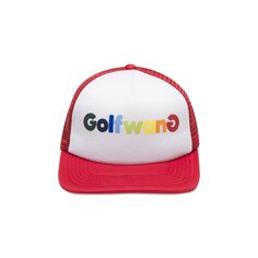 GOLF WANG Кепка Happy Logo Trucker, красная