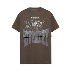 Двухслойная футболка Givenchy, цвет Средний коричневый