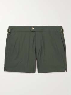 Короткие облегающие плавательные шорты TOM FORD, зеленый