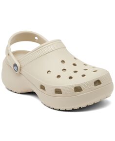 Женские классические сабо на платформе Finish Line Crocs