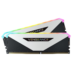 Оперативная память Corsair Vengeance RGB RT, 32 Гб DDR4 (2x16 Гб), 3200 МГц, белый