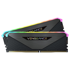 Оперативная память Corsair Vengeance RGB RT, 32 Гб DDR4 (2x16 Гб), 3200 МГц, черный