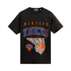Винтажная баскетбольная футболка Kith For New York Knicks, черная