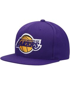 Мужская фиолетовая кепка Los Angeles Lakers Team Ground Snapback Mitchell &amp; Ness