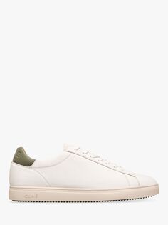 CLAE Кожаные кроссовки Bradley Essentials, кремовый/оливковый