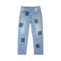 Джинсовые брюки Givenchy Carpenter, светло-голубые
