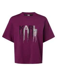 Рубашка Karl Lagerfeld, фиолетовый