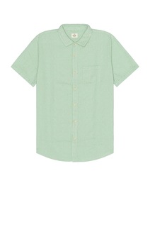 Рубашка Marine Layer Theo Textured, цвет Silt Green